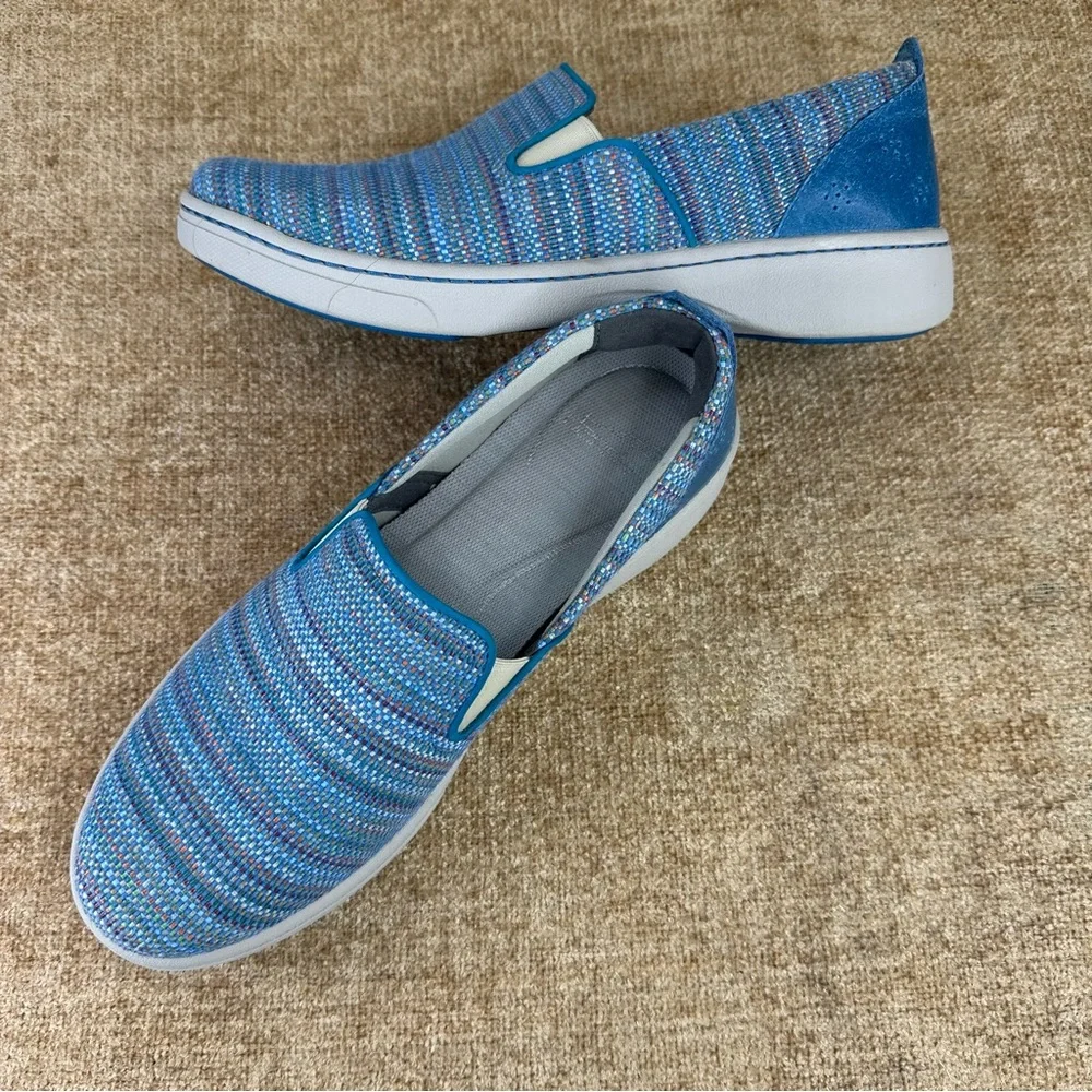 Dansko Belle Textured Canvas Slip-On Sneakers Women’s Size 41 US 11